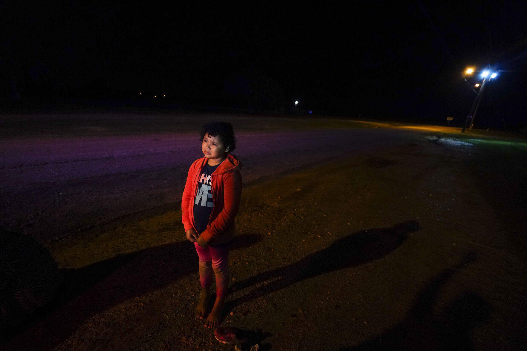 Migrants Girl Alone